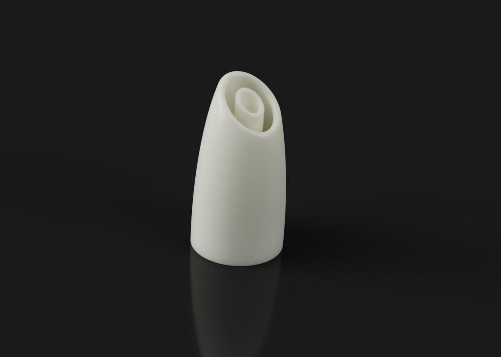 3D printed nozzle made of alumina Al₂O₃